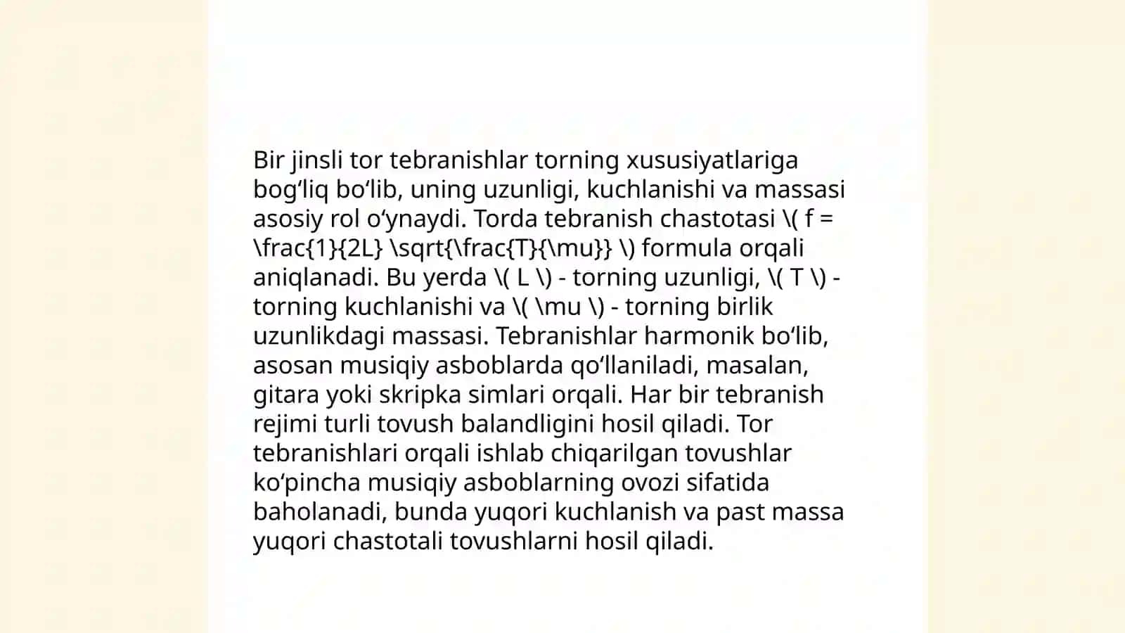 Chiziqli tebranishlar nazariyasi 4