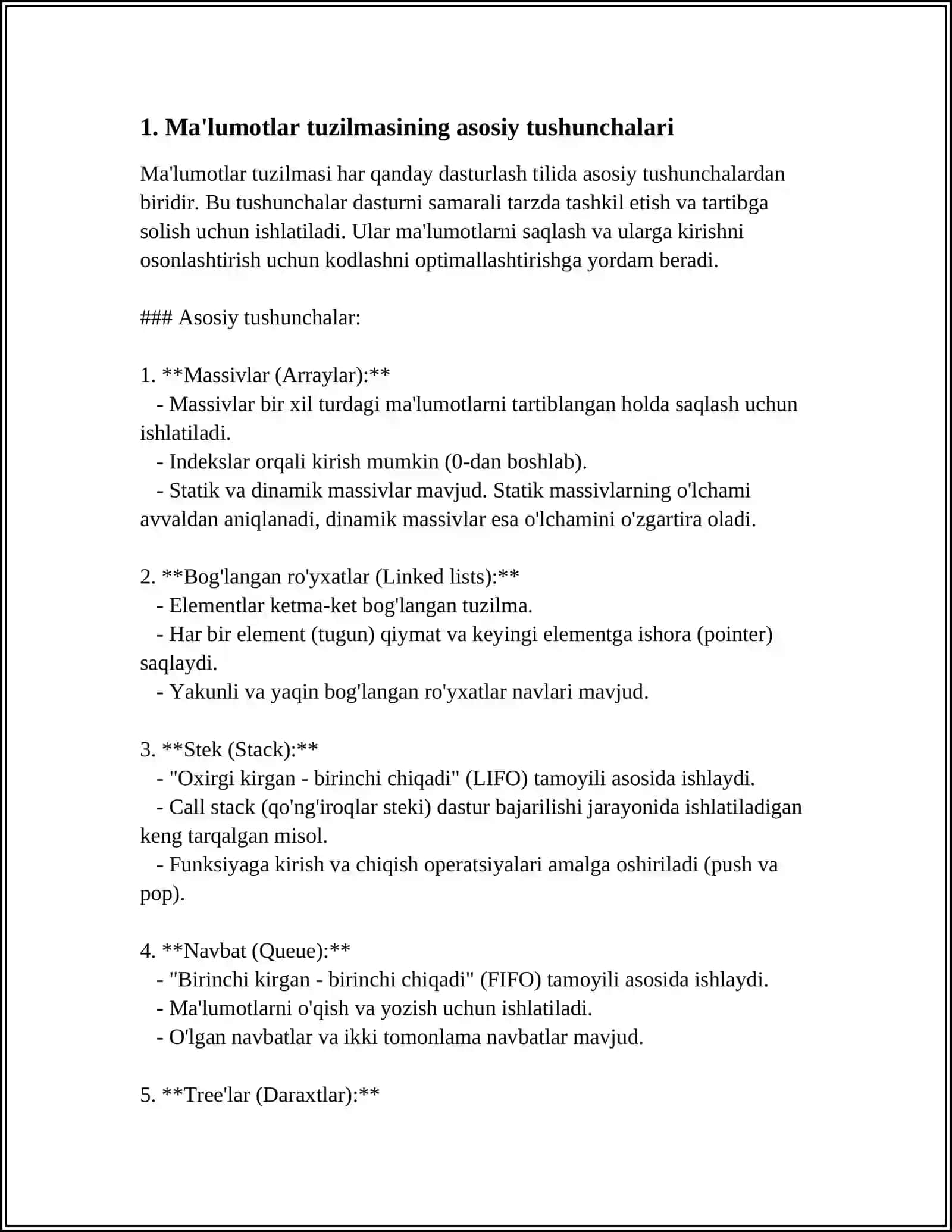DASTURLASH 1 4