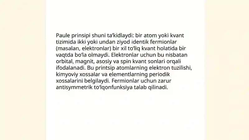 Pauli prinsipi 4