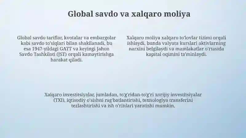 Jahon xoʻjaligi haqida iqtisodiy gʻoyalar 4