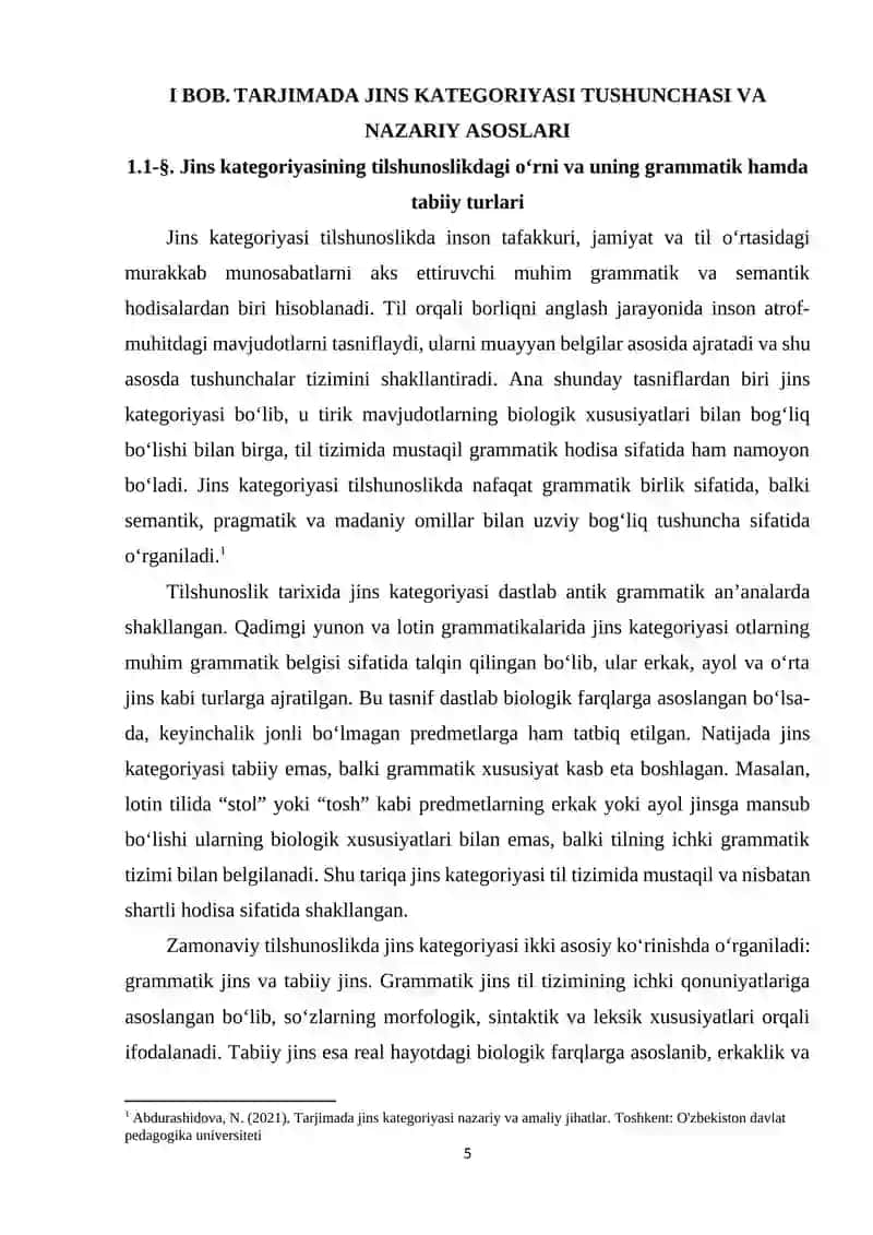TARJIMADA JINS KATEGORIYASINING AKS IFODASI 4