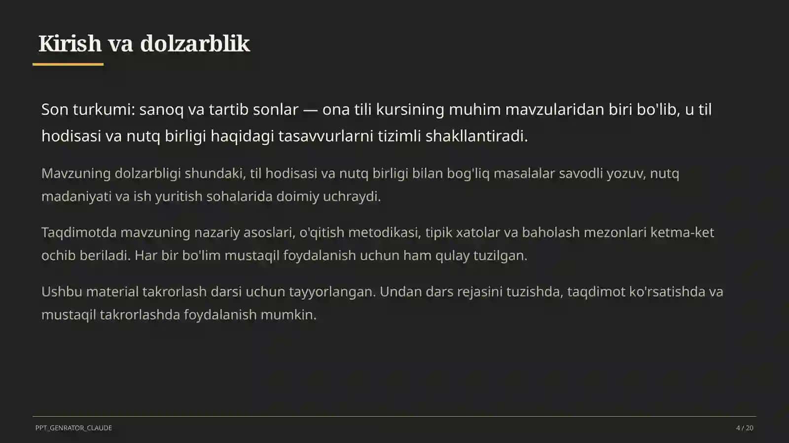 Son turkumi: sanoq va tartib sonlar (6-sinf) 4