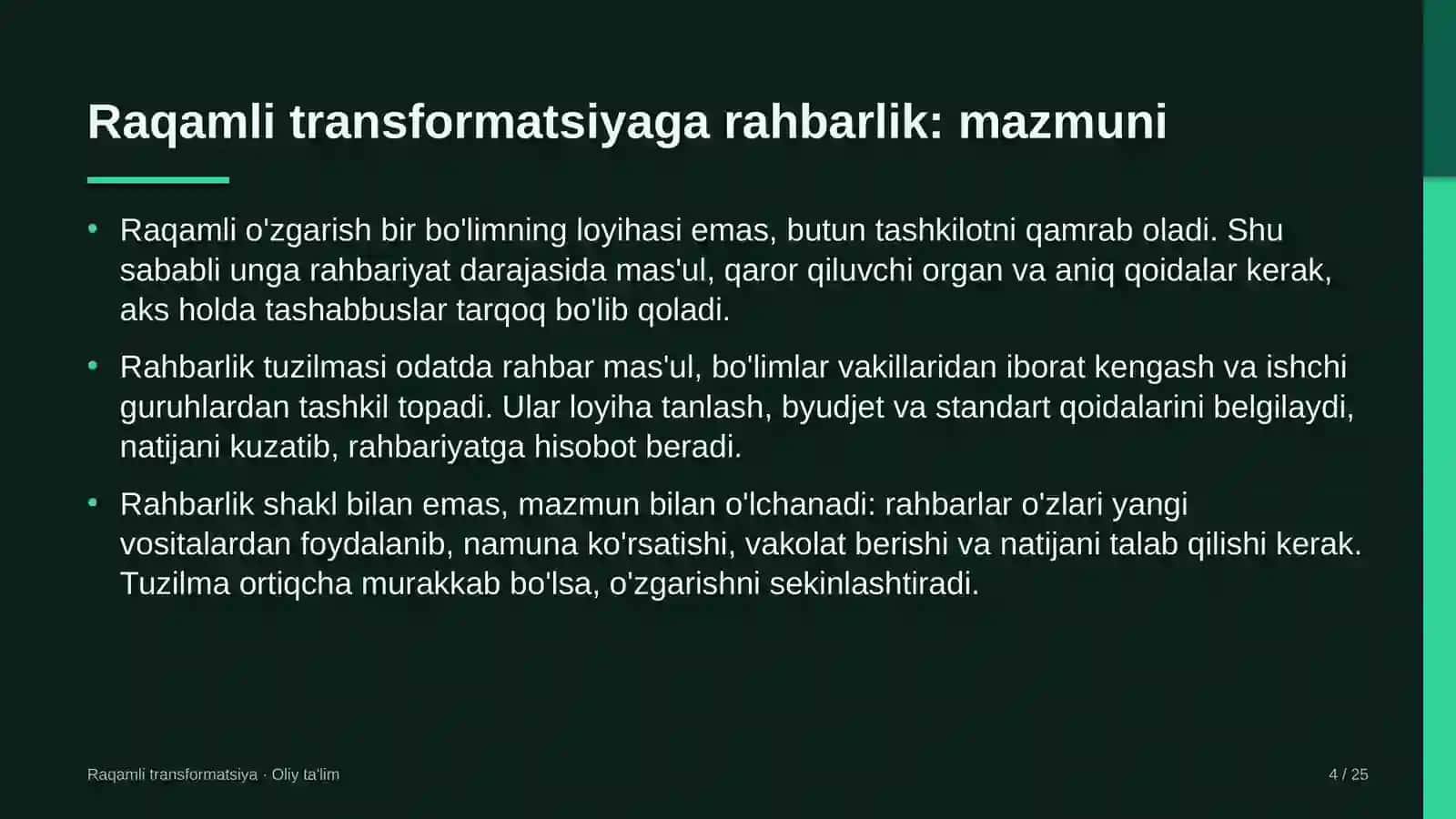 qandolatchilik fabrikalarida raqamli transformatsiyaga rahbarlikni tashkil etish 9376 4