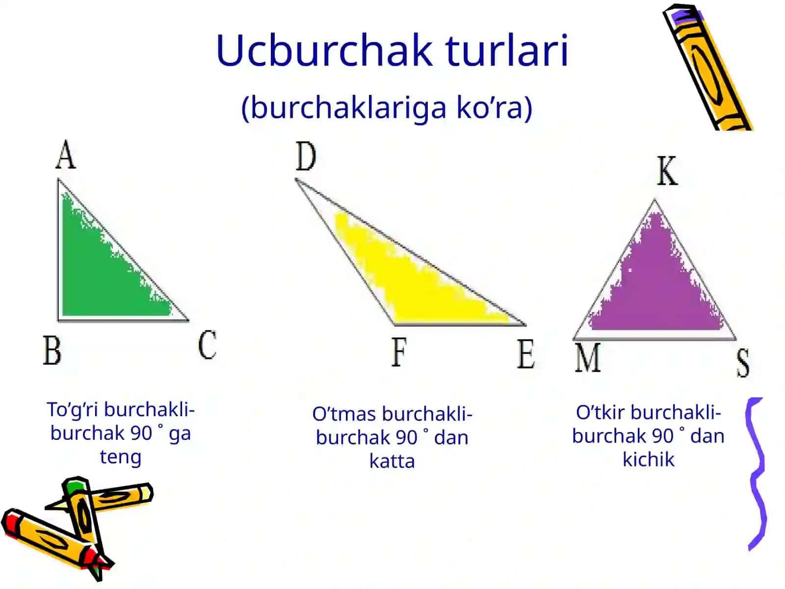 Uchburchaklar 4