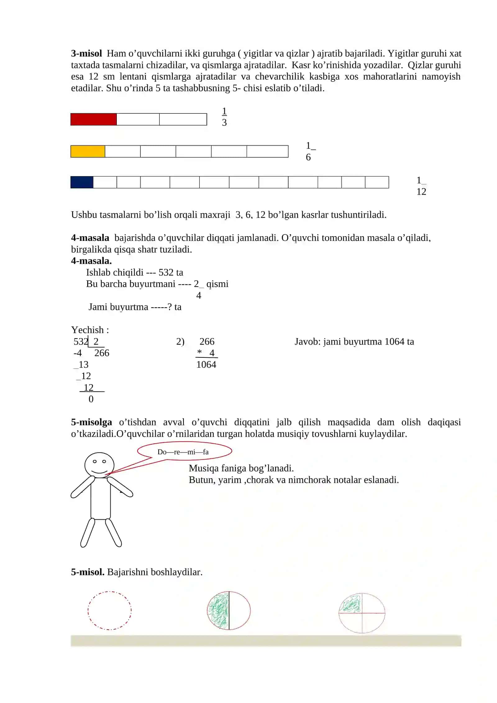 Maxraji 3,6,12 bo’lgan kasrlar 4