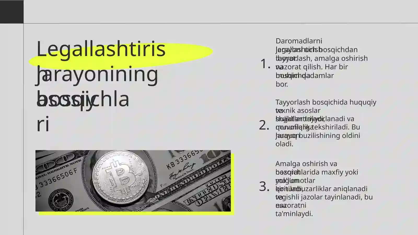 Soliq siyosatida jismoniy shaxslar daromadlarini legallashtirish ( maqsad va mexanizmlar ) 4