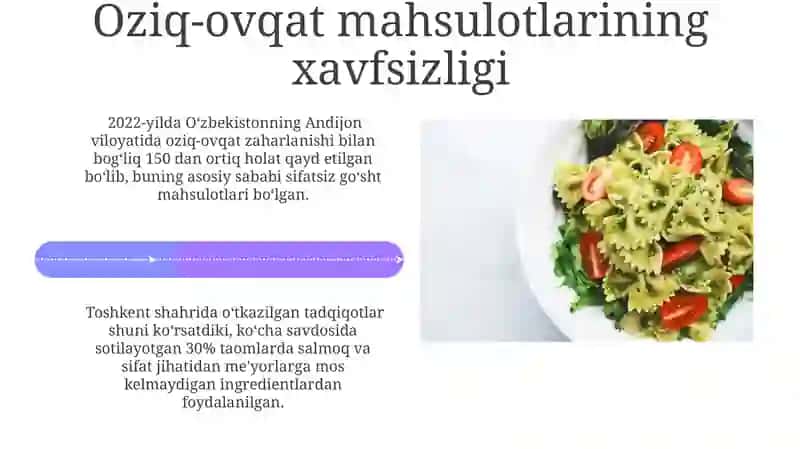 Oziq-ovqat zaharlanishi hollari tahlili 4