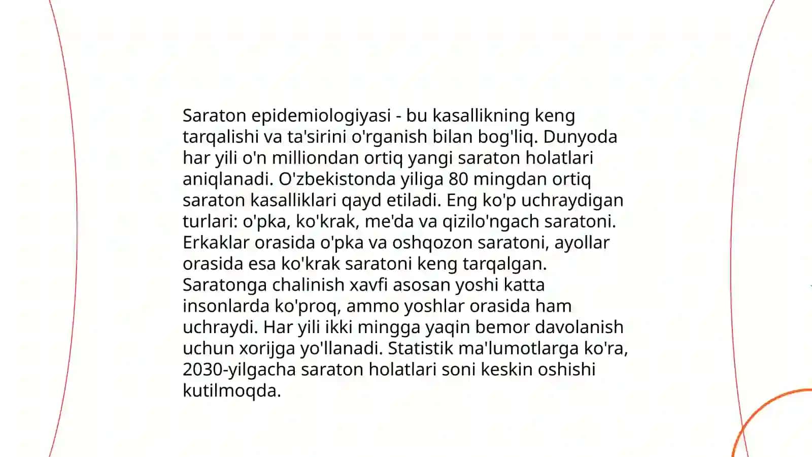 Onkologik kasalliklar haqida tushuncha 4