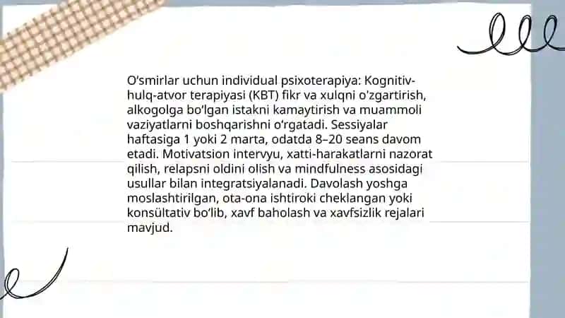 Oila va oʻsmirlarning anti alkogol reabilitatsiyasi metod va shakllari 4