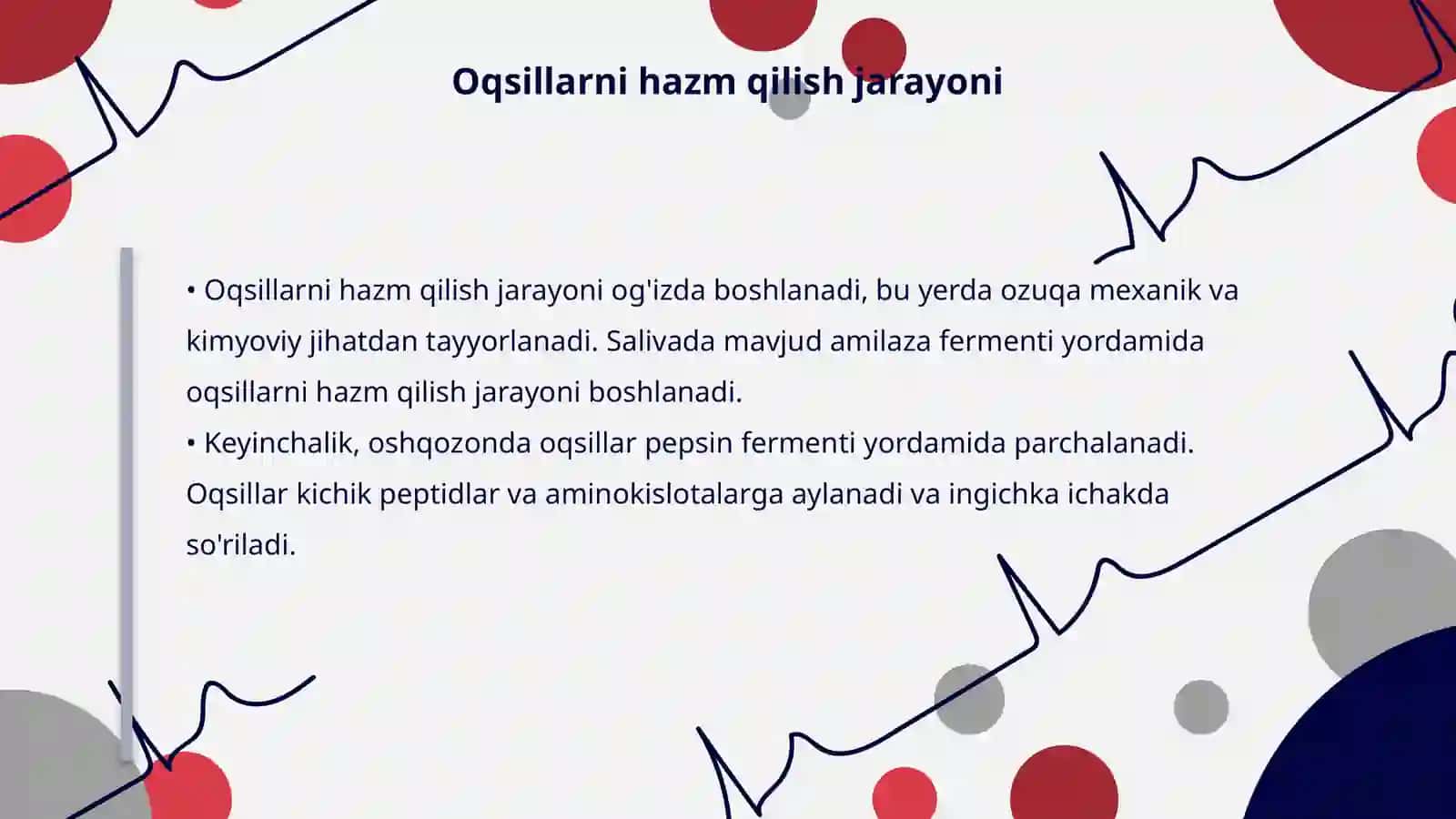 Oqsillarning hazm bolishi 4