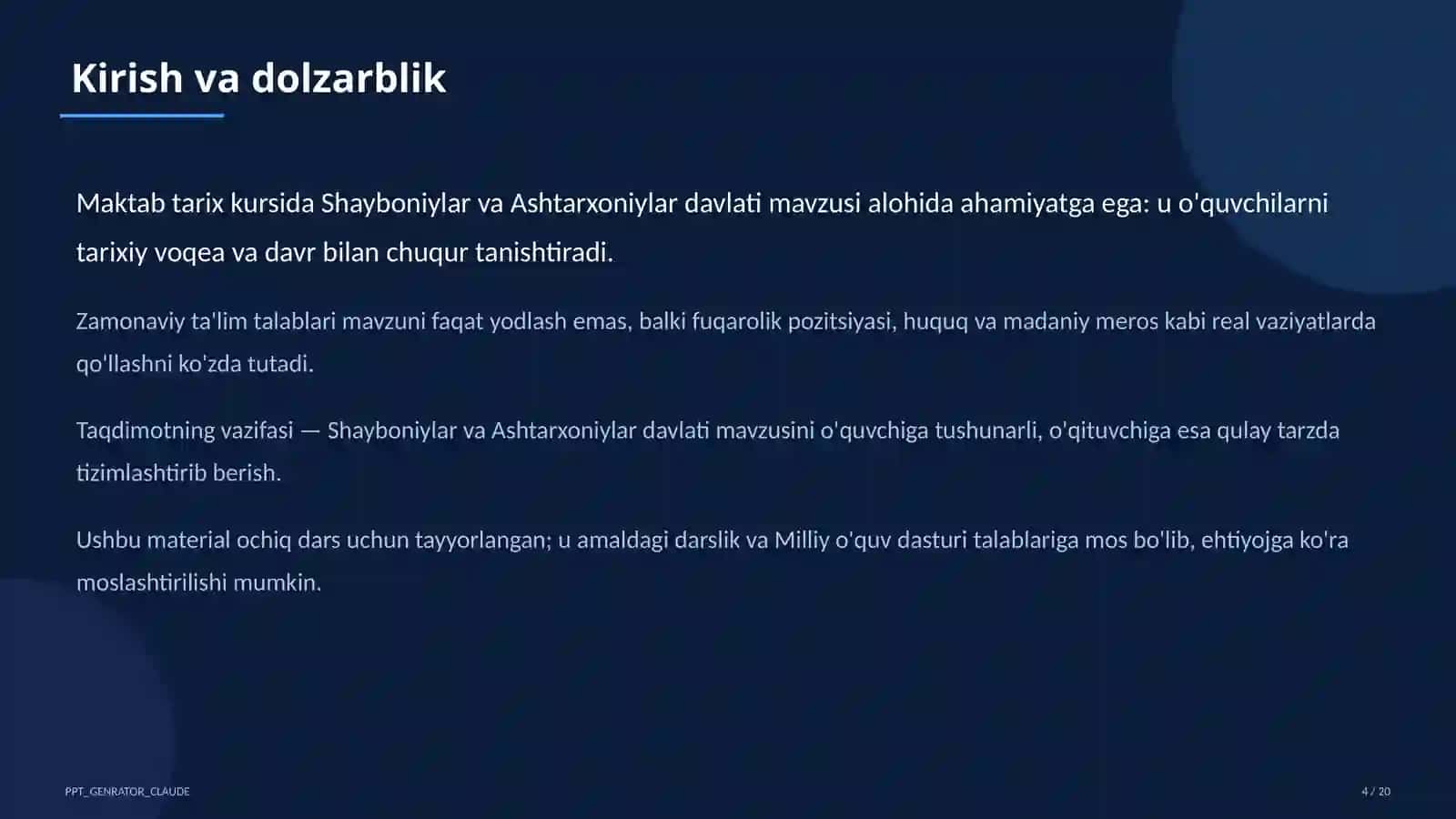 Shayboniylar va Ashtarxoniylar davlati (8-sinf) 4