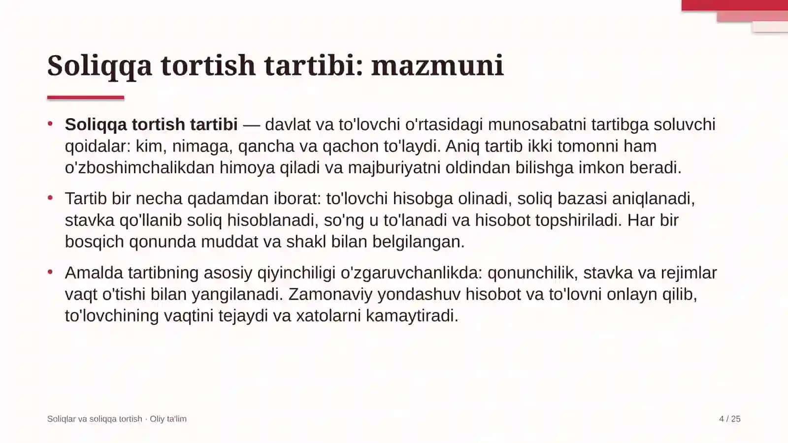 eksport faoliyatida soliqqa tortish tartibi 6183 4