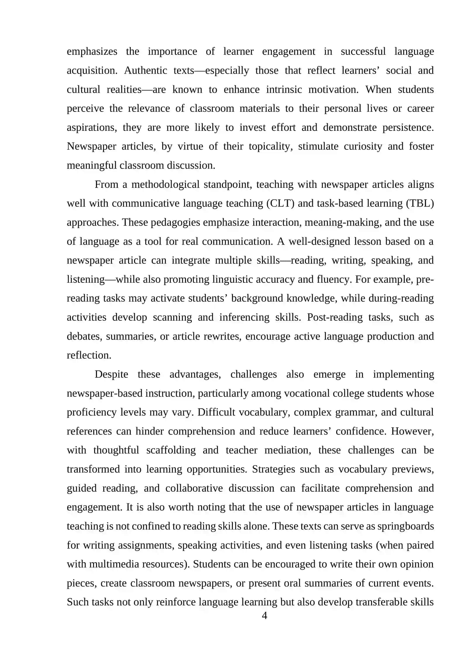 Course Paper on Working with Newspaper Articles 4