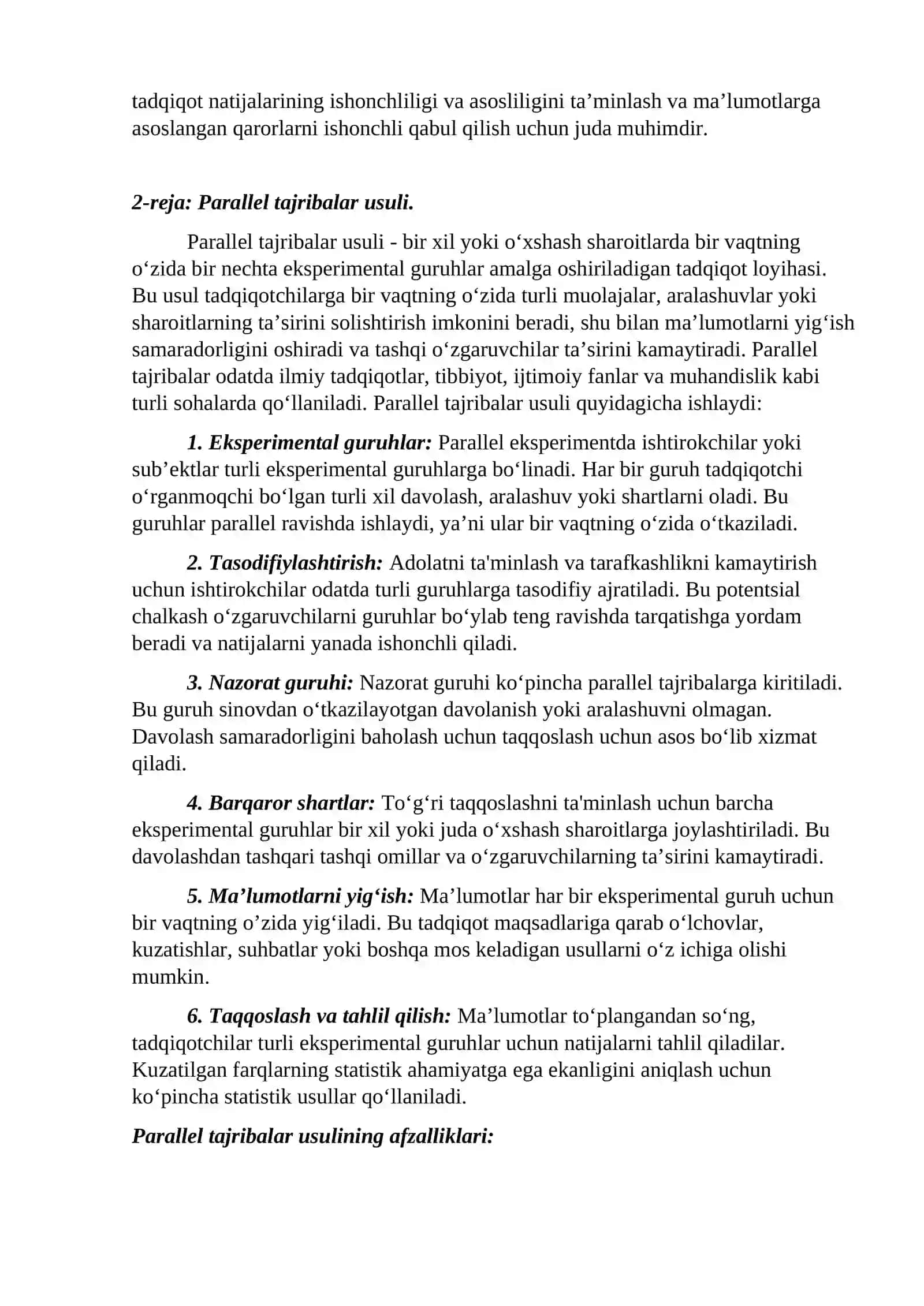 Tahlil natijalarini matematik statistika usullari yordamida baholash 4