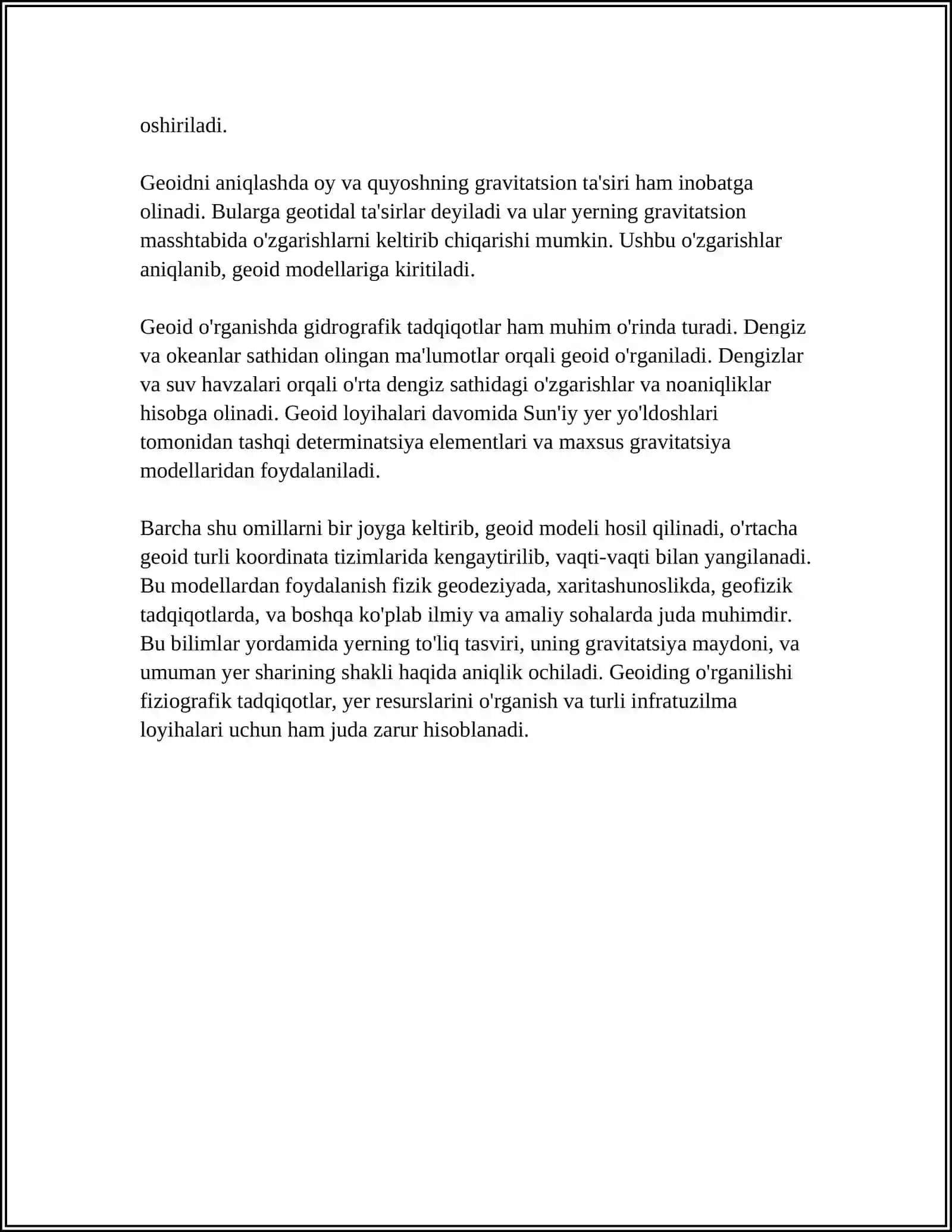GEOID SIRTI TUZILISHI 4