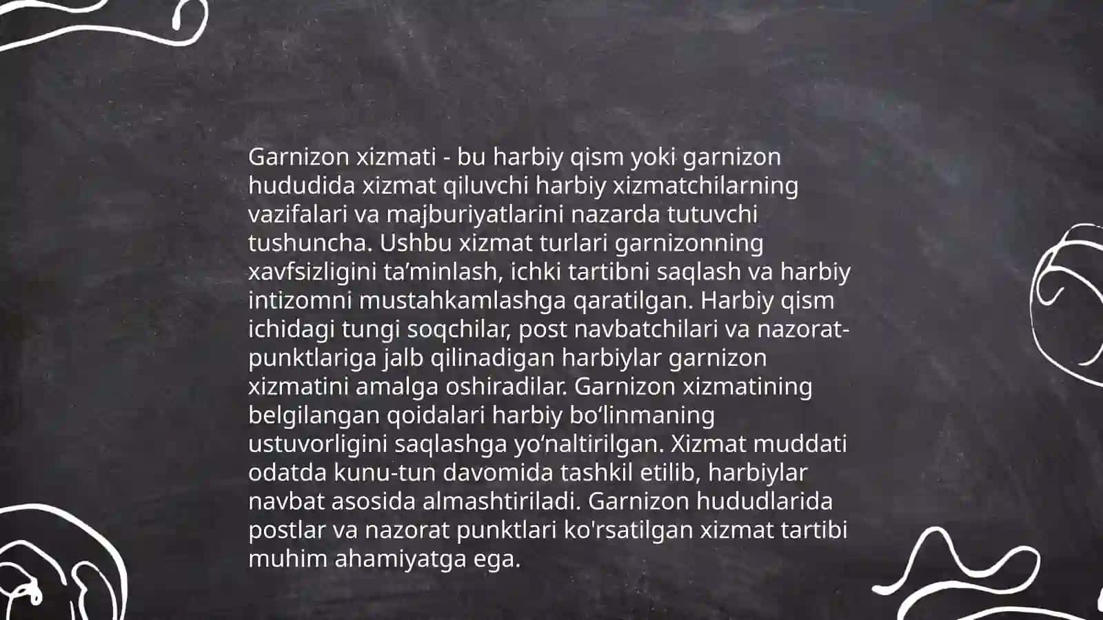 Qurolli Kuchlarining asosiy vazifalari 4