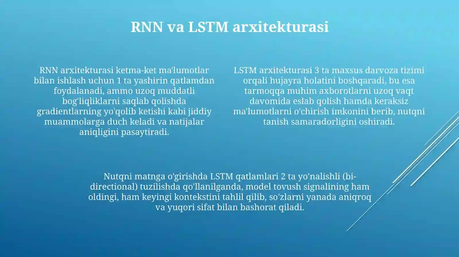 RNNasosidanutqnimatngaaylantiruvchimodelyaratish(speech-to-text) 4