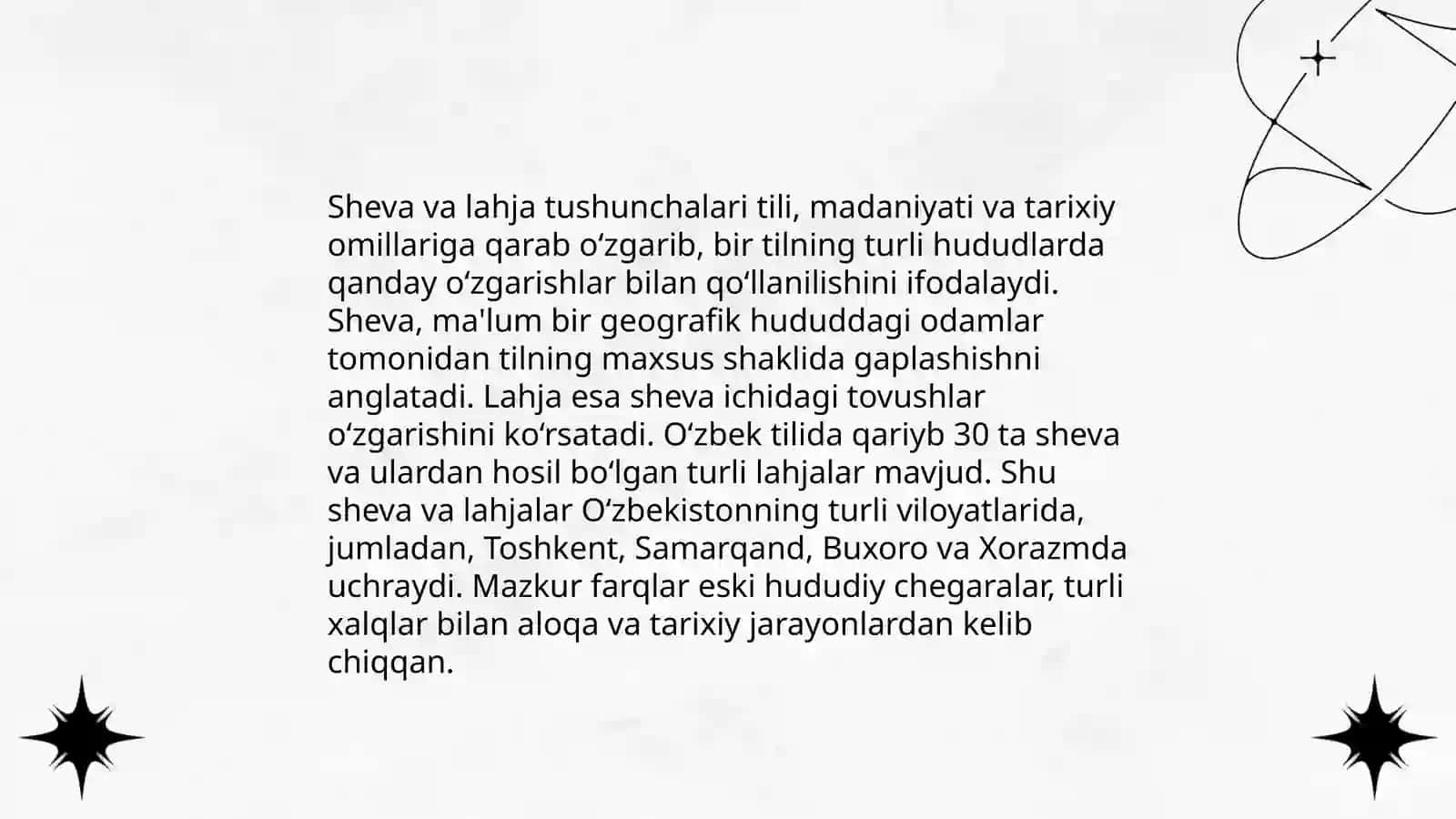 O'zbek shevalari tasnifi 4