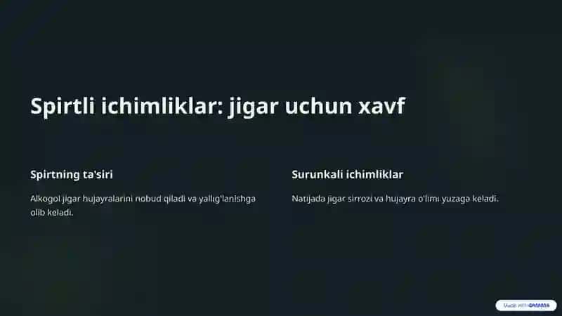 Jigar faoliyatiga ta'sir ko'rsatuvchi vositalar 4