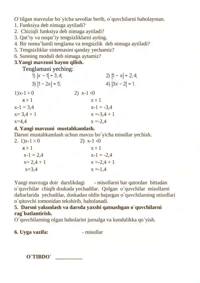 8-sinf algebra dars ishlanmalar 4