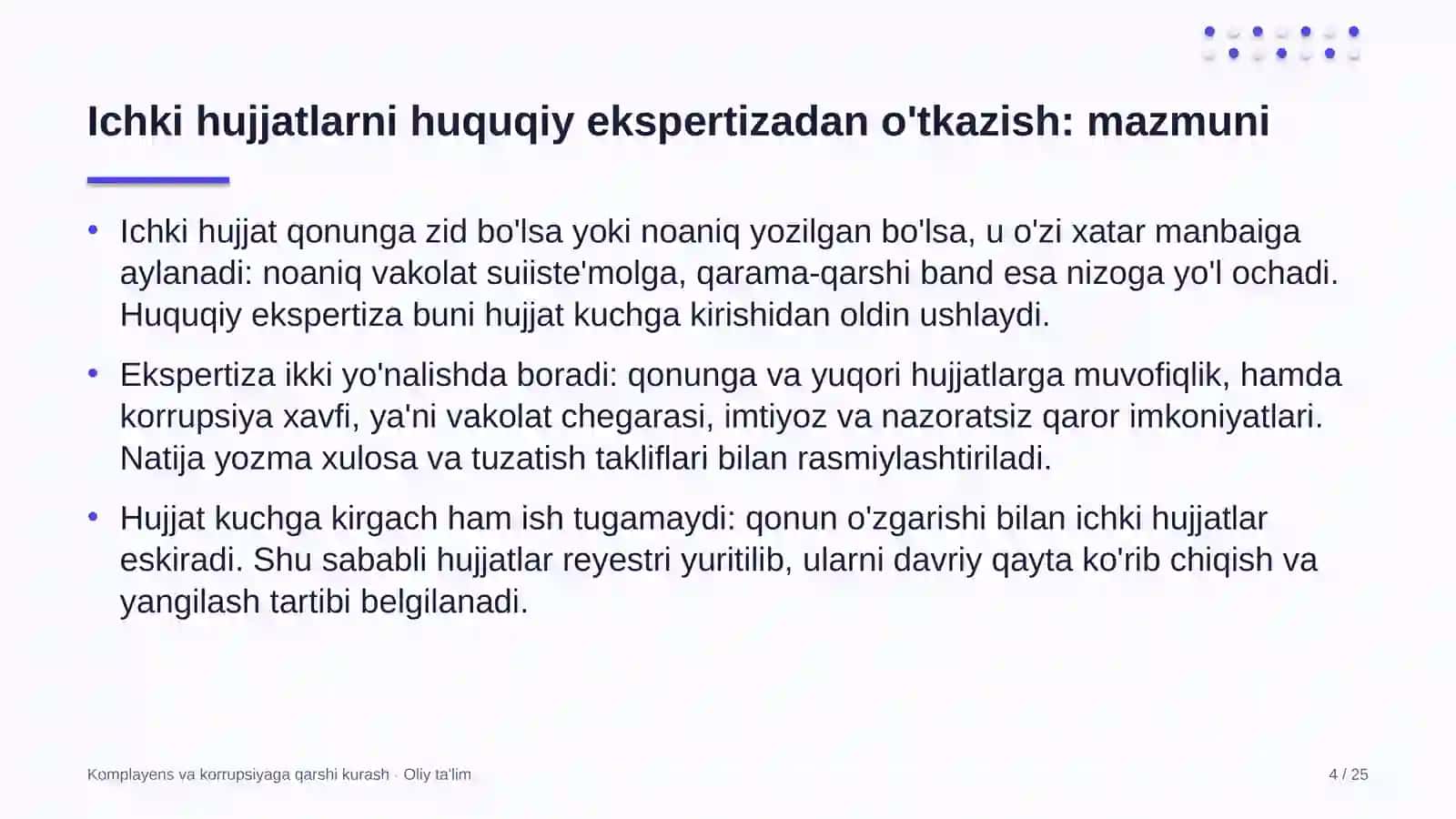 suv xo'jaligida ichki me'yoriy hujjatlarni huquqiy ekspertizadan o'tkazish 6791 4