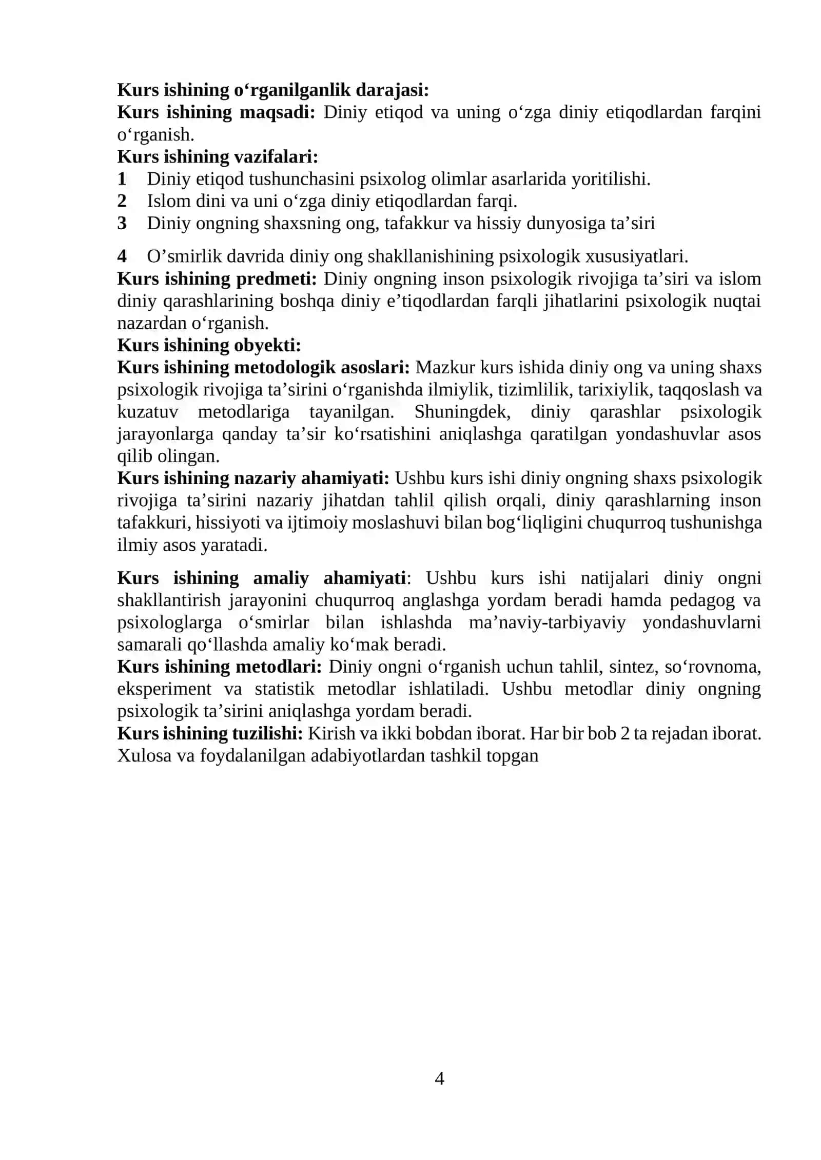 Diniy etiqod va uning oʻzga diniy etiqodlardan farqi 4