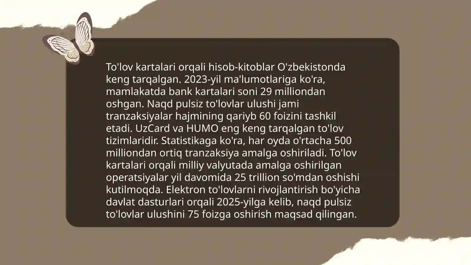 Naqd pulsiz hisob-kitob usullari 4