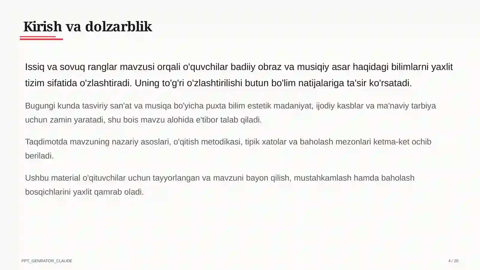 Issiq va sovuq ranglar (2-sinf) 4