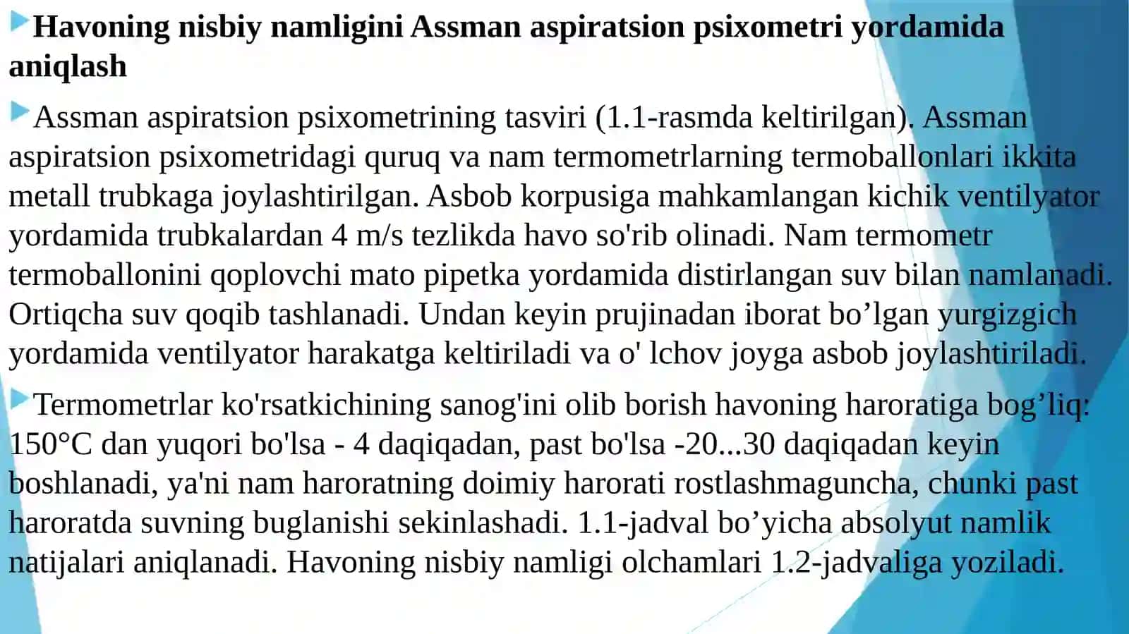 Laboratoriya Ishiishjoylaridagi Mikroiqlim Sharoitlarini Tadqiq Qilish 4