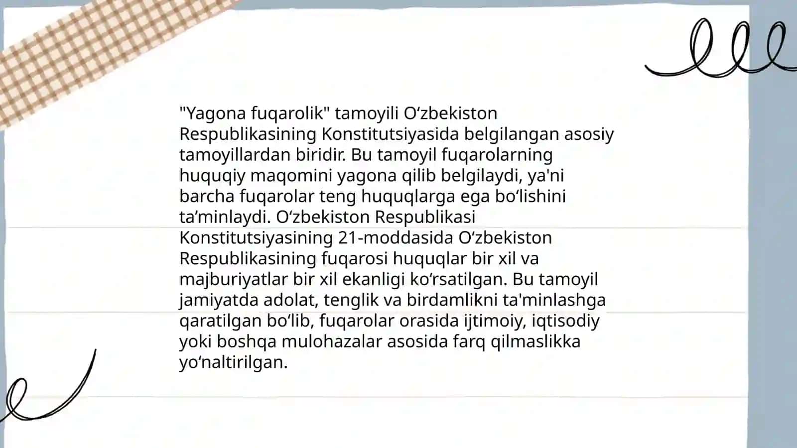 Oʻzbekiston Respublikasi konstitutsiyasi 4