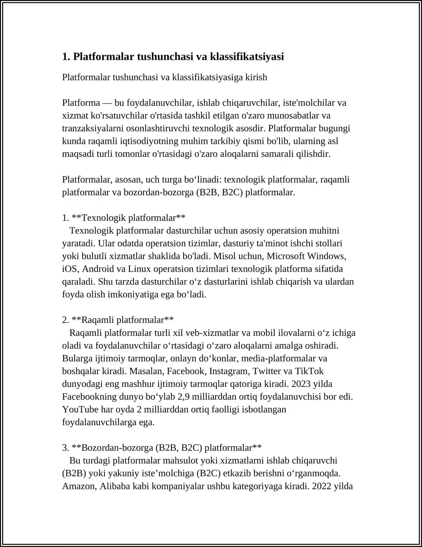 PLATFORMALARI VA GEOSINKLINALLAR HAQIDA TUSHUNCHA ULARNI HOSIL BOʻLISHI VA RIVOJLANISHINI OʻRGANISH 4