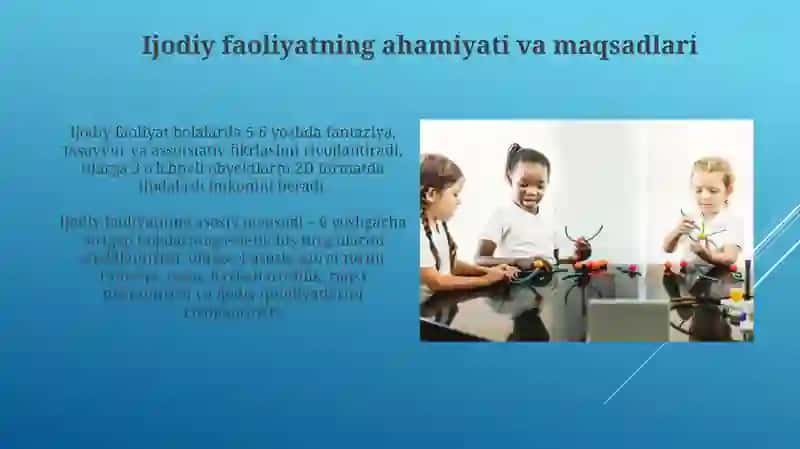Ijodiy faoliyatni tashkil etish texnologiyasi 4