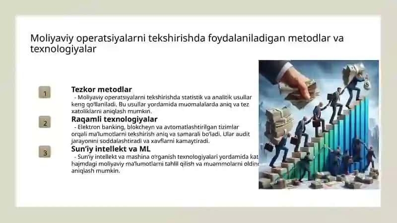 Bankdagi hisob kitob schoti va boshqa schyotlarga doir muomalalar auditi 4