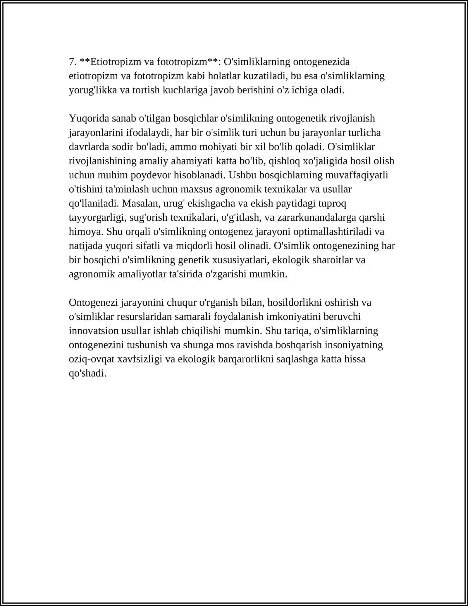 ZIROVOR OSIMLIKLARNING GULLASHI VA MEVALASH PROCESSIN URGANISH 4