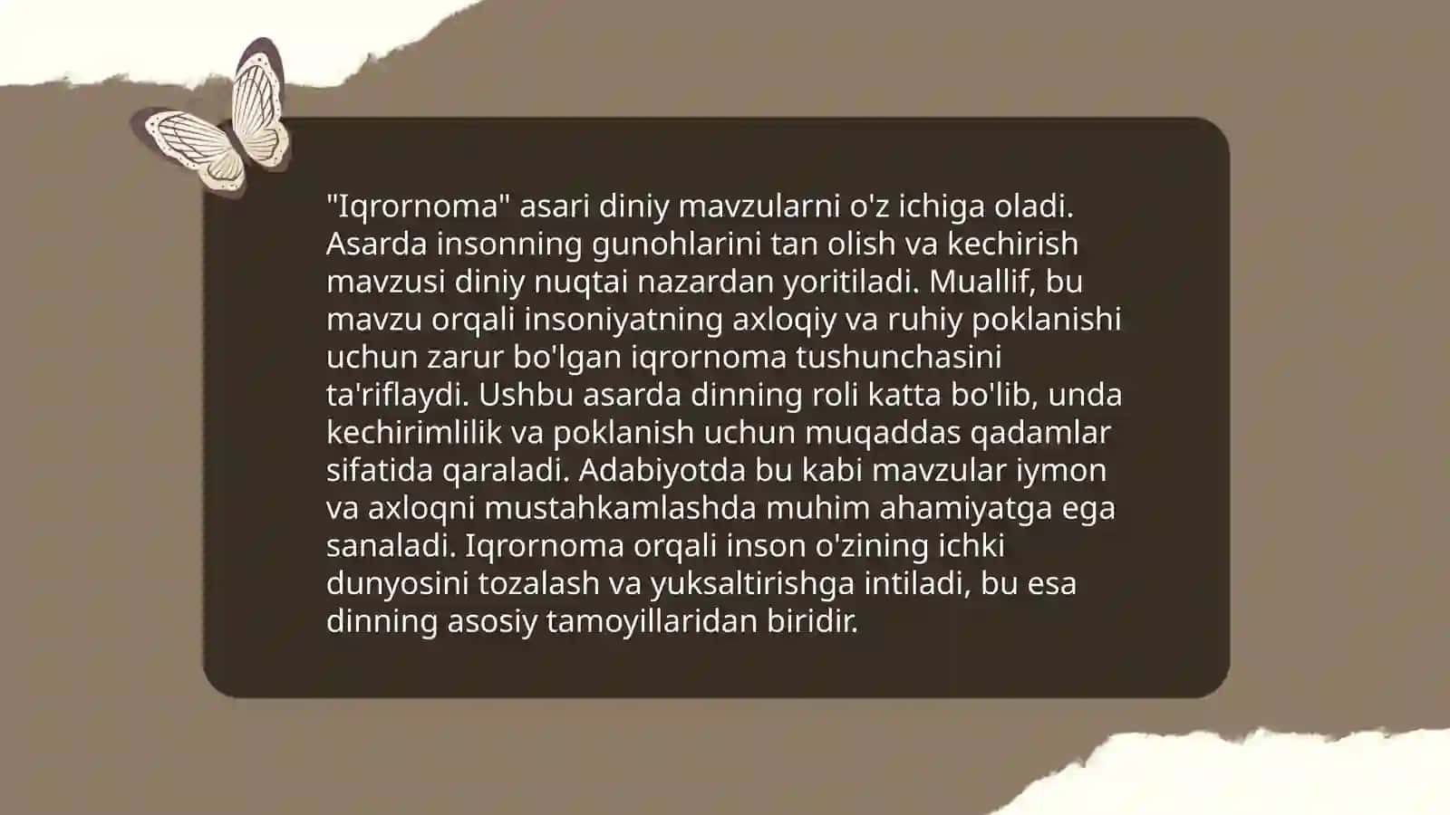 Lev Tolstoyning "Iqrornoma" asaridagi diniy e'tiqodlarni tahlil qilish 4