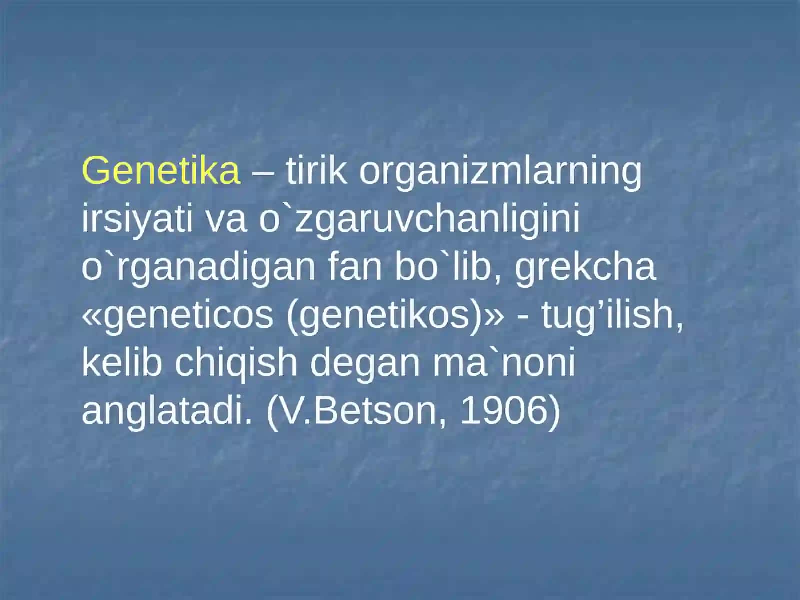 Genetika fanining vazifalari, uslublari, tarixi va uning qishloq xo’jaligidagi ahamiyati 4