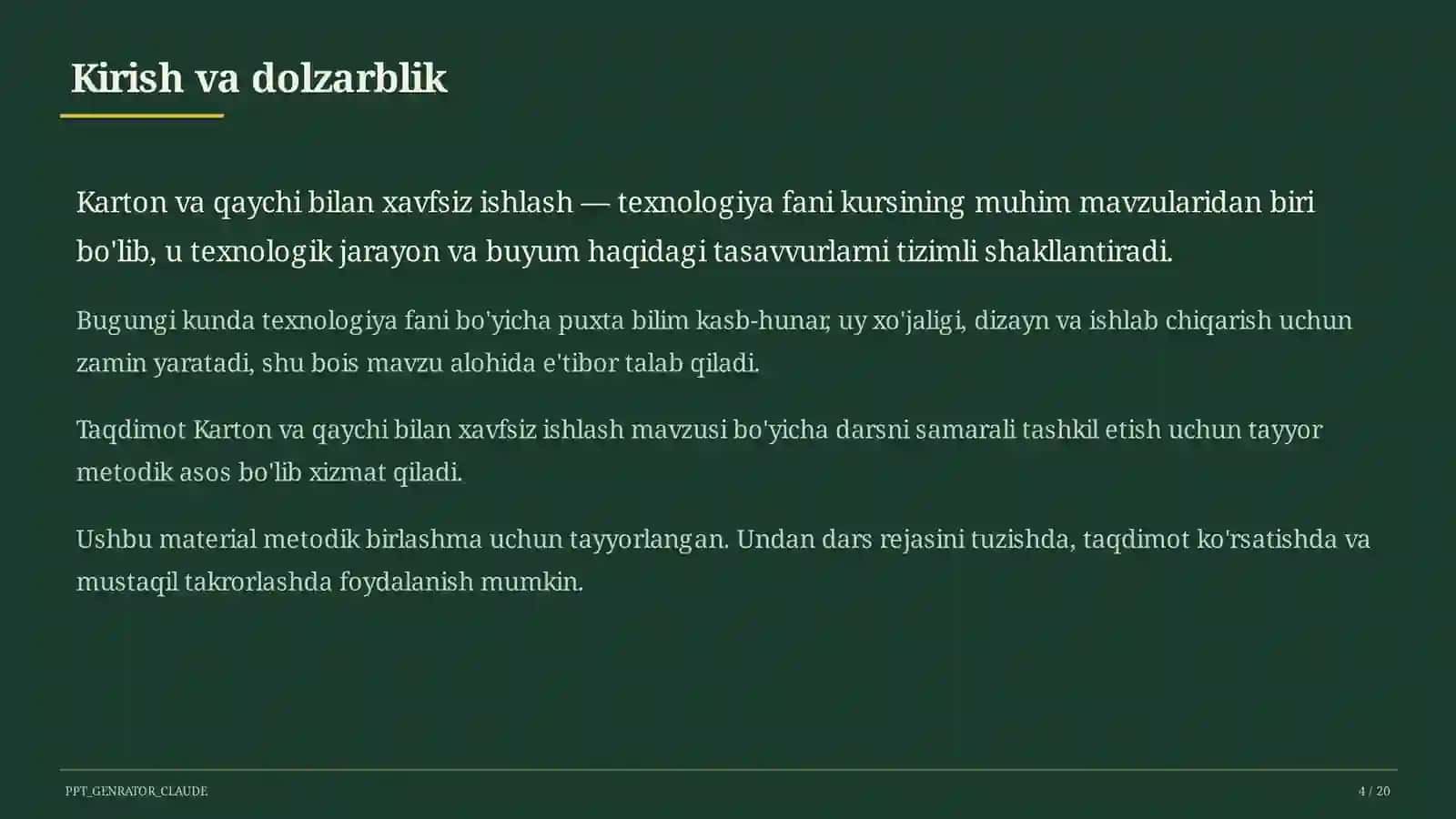 Karton va qaychi bilan xavfsiz ishlash (2-sinf) 4