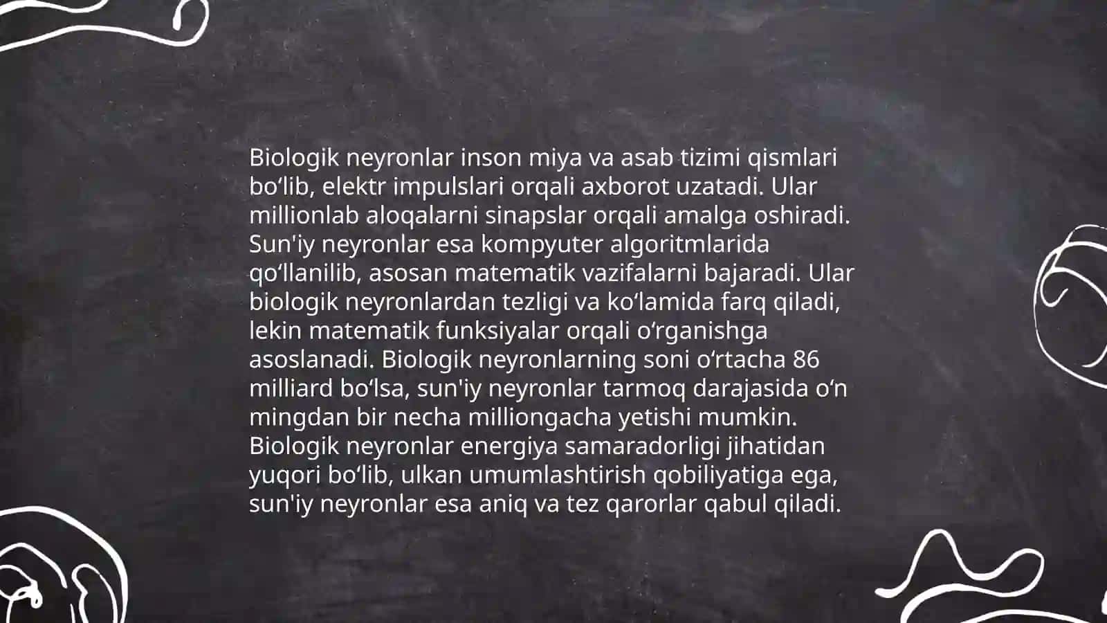 Sun’iy neyron tarmoqlari 4