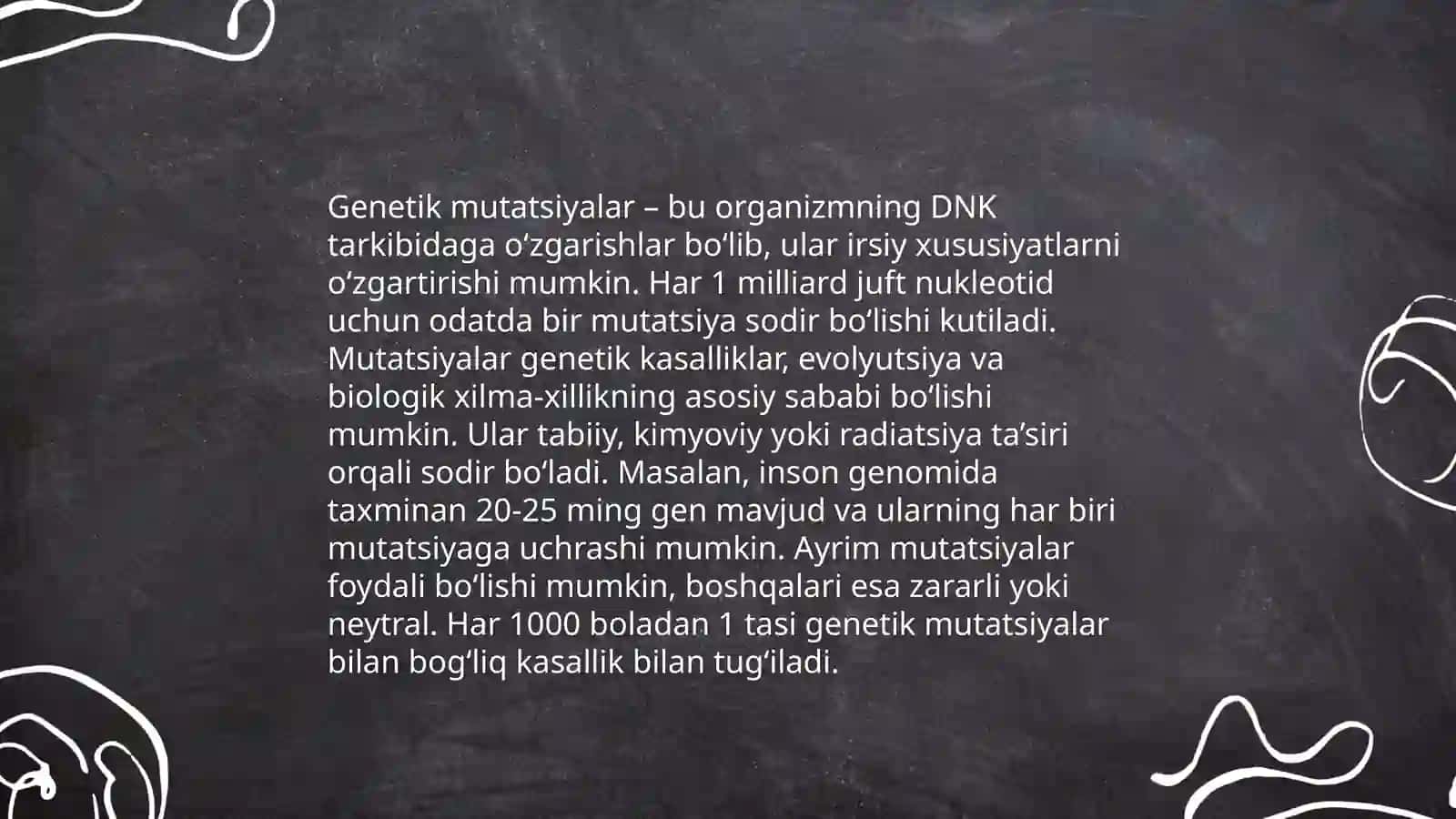 Mutatsiya zararlimi? 4