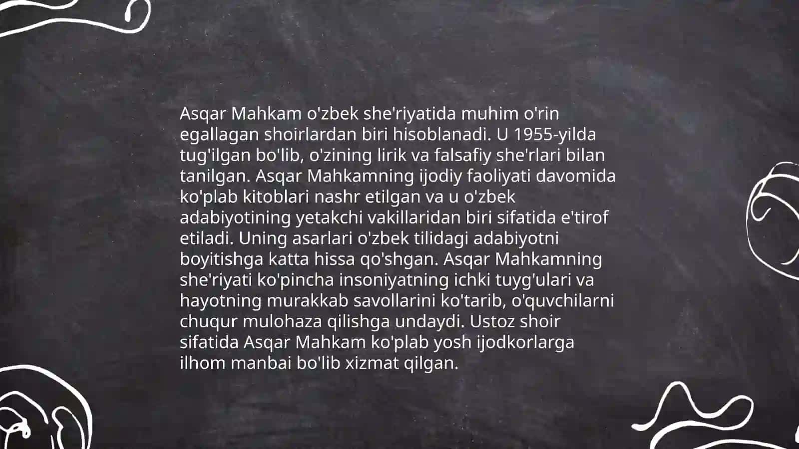 Asqar Mahkamning sheriyatga qòshgan hissasi 4
