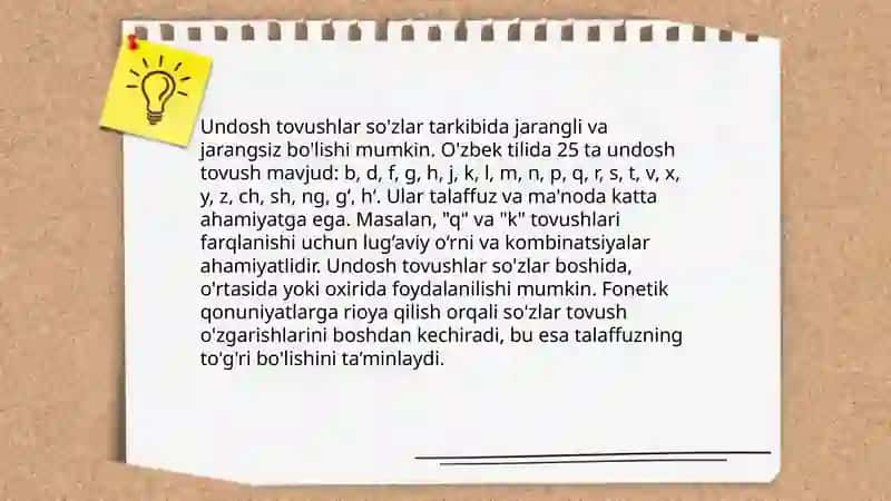 Unli tovushlar 4