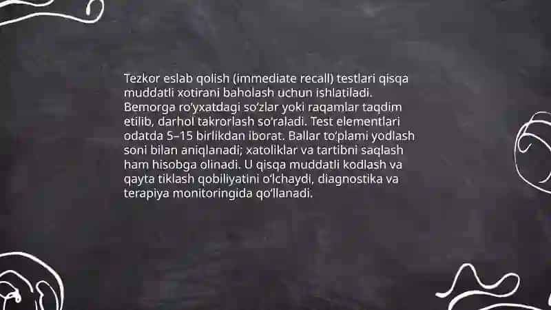 Hotirani aniqlash metodlari 4