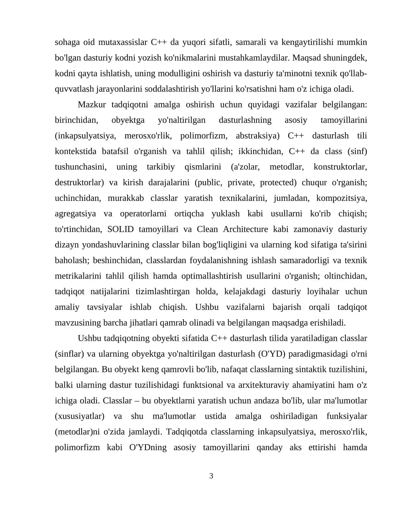 C++ da classlar hosil qilish 4