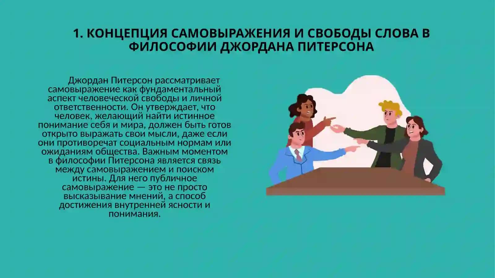 ПРИНЦИПЫ ПУБЛИЧНОГО САМОВЫРАЖЕНИЯ В ФИЛОСОФИИ ДЖОРДАНА ПИТЕРСОНА (2) 4