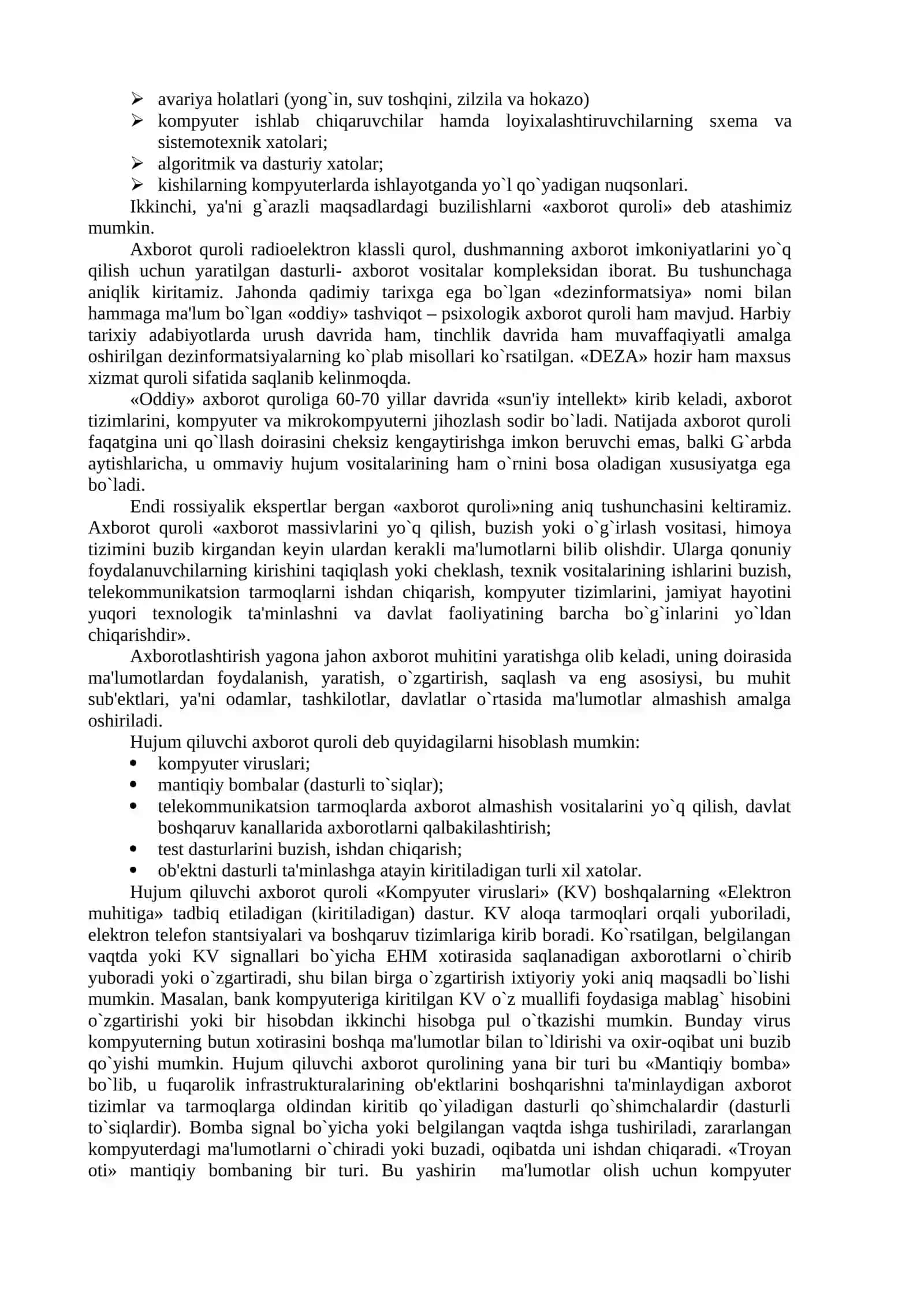 AXBOROT XAVFSIZLIGI 4