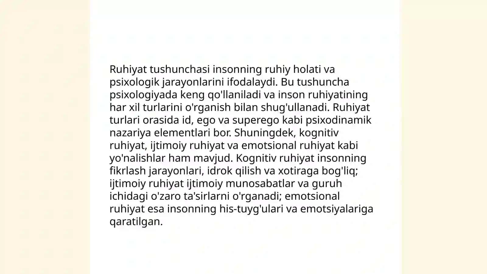 Abu Ali ibn Sino ruhiyat ilmiga doir qarashlari 4