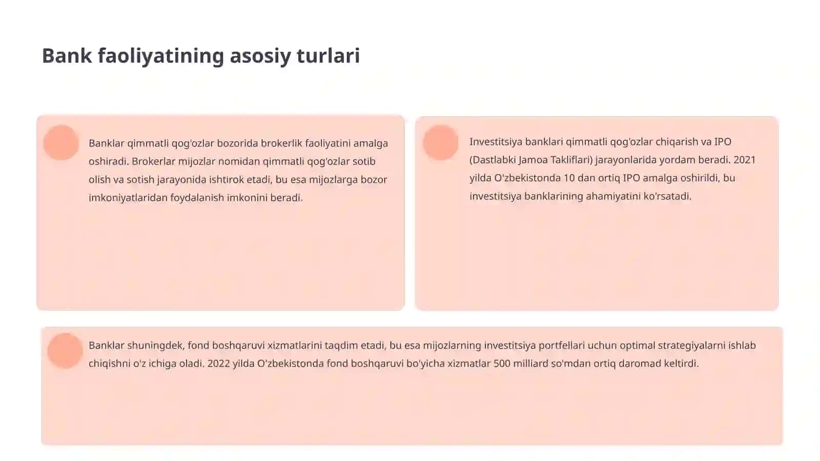 Banklarning qimmatli qog'ozlar bozoridagi professional faoliyati va uning turlarining qonuniy asoslari 4