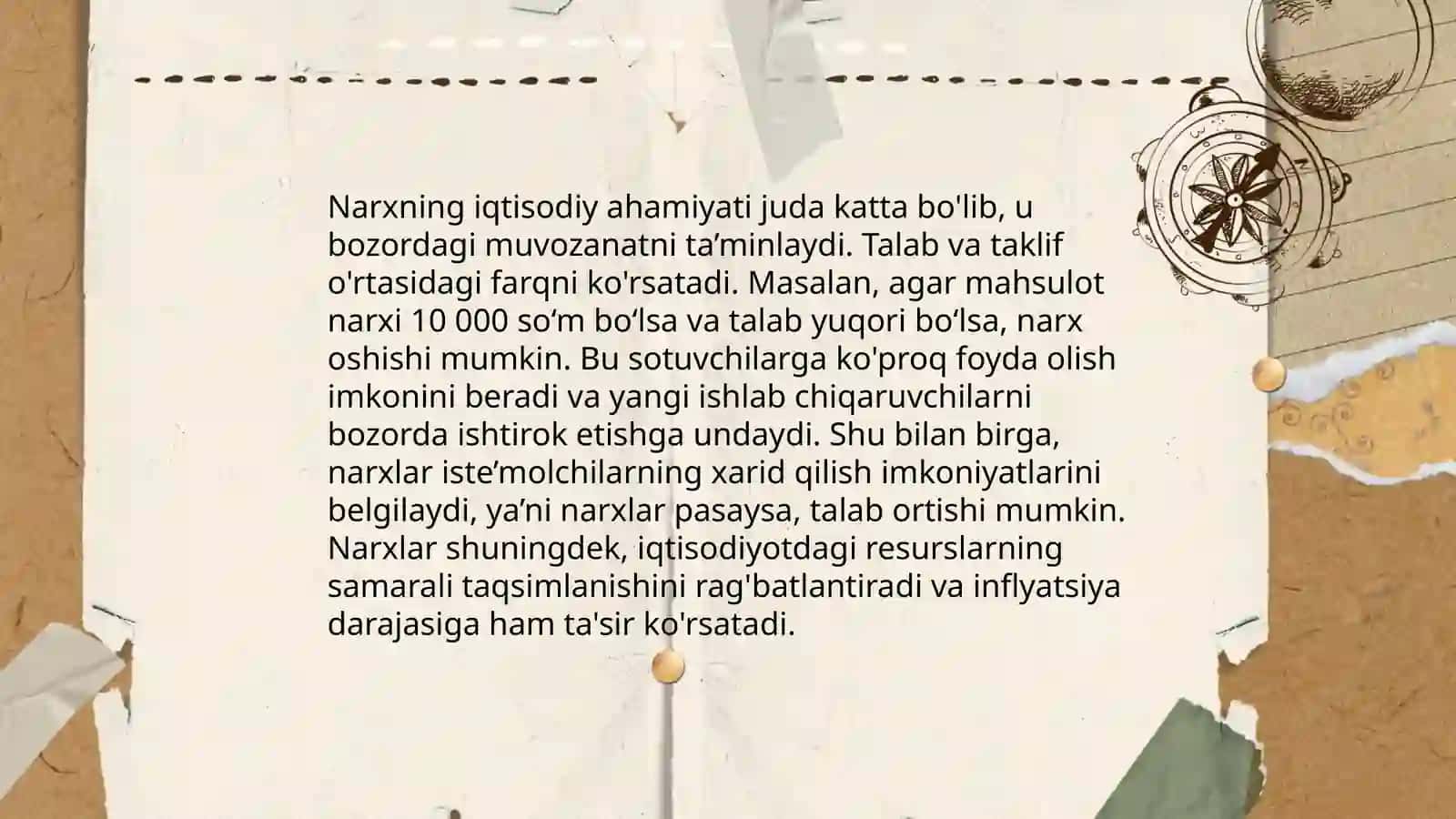 Narxning mohiyati va shakllanish xususiyati 4