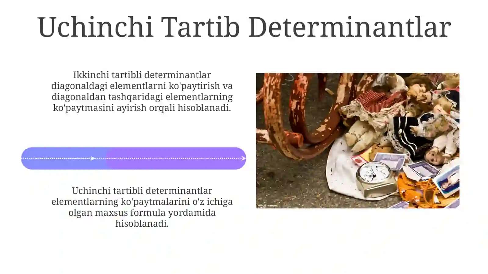Uchinchi darajali determinantlar 4