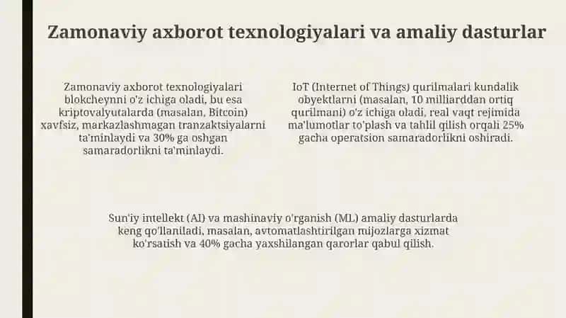 Axborot texnologiyalari 4
